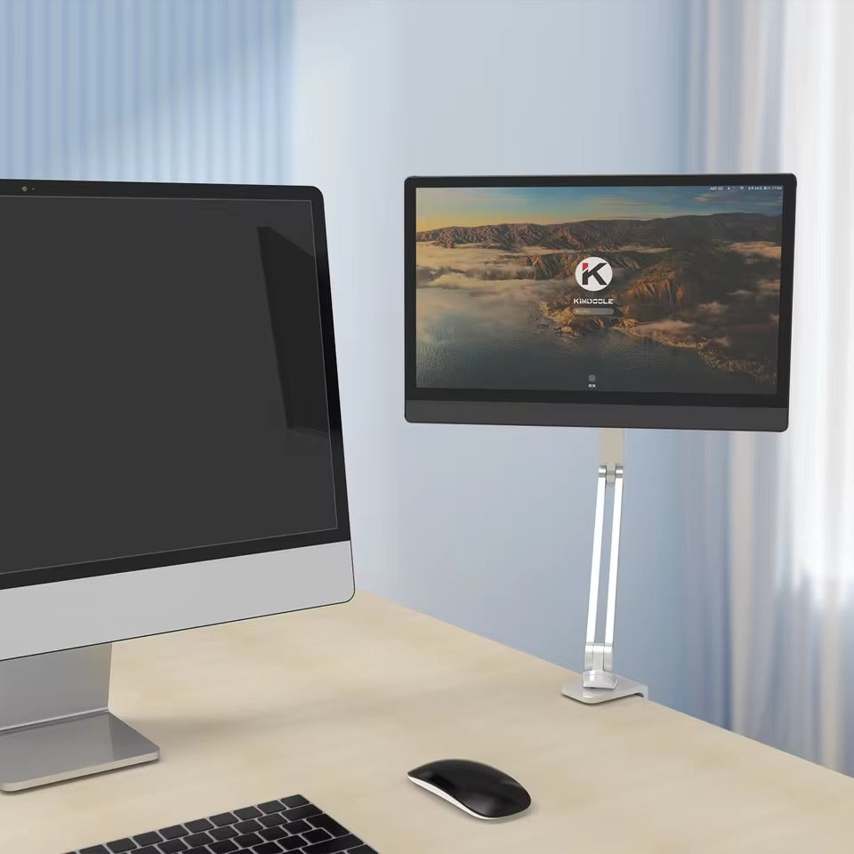 Long Arm Stand For Monitor Stand iPad Galaxy Xiaomi Tablet Kindler Tablet Desk Holder Magnetic Bed Phone Stand Clip Mount