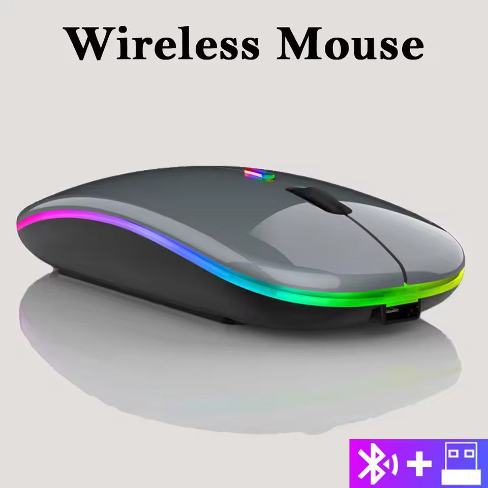 Silent Bluetooth Mouse Rechargeable Wireless Computer Laptop Optical Mouse for iPad Samsung Tablet Universal Mice Noiseless