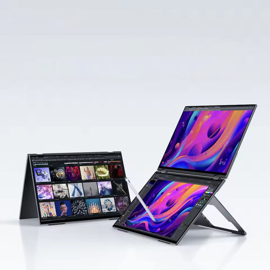 EHOMEWEI Dual Screen Portable Monitor X2 Pro Drive-free Phone-touch 2K 16” For Laptop Win Macbook