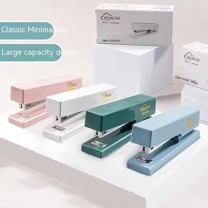 Stapler Set Escolar Papelaria School Office Supply Student Prize Birthday Gift